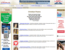 Tablet Screenshot of christian-poems.ochristian.com